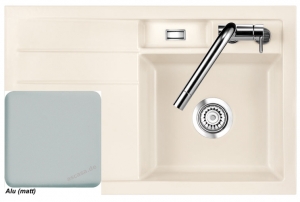 Systemceram KeraDomo Bela 78 F, Farbe Alu (matt), mit 5 Jahren Garantie