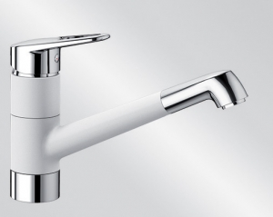 Blanco Notis, silgranitweiss, Hochdruck, 523246