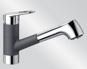 Blanco Notis-S, felsgrau, Hochdruck, 523260