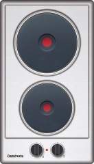 Constructa CA317150, Autarke Elektrokochstelle, Edelstahl, 30 cm, mit 5 Jahren Garantie!