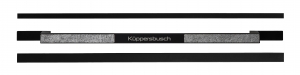 Kppersbusch DK 5012, Individual plus Griff Black Velvet mit Stein-Einlage