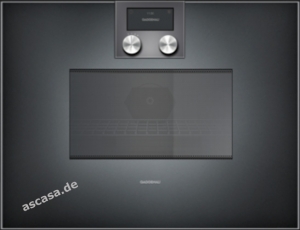 Einzelstck Gaggenau BM 451 100, Mikrowellen-Backofen Serie 400, anthrazit, Bedienung oben, Linksanschlag. Mit 5 Jahren Garantie!