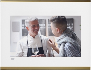 Kppersbusch CTV 6800.0 W4, 22  Einbau-TV wei / Gold, mit 5 Jahren Garantie!