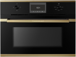 Kppersbusch CM 6330.0 S4, Backofen mit Mikrowelle, schwarz / Gold, mit 5 Jahren Garantie!