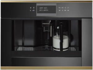 Kppersbusch CKV 6550.0 S4, Kaffeevollautomat schwarz / Gold, mit 5 Jahren Garantie!