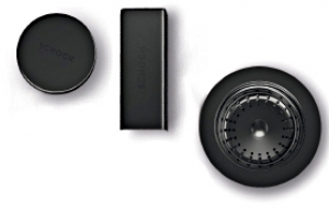 Schock Dekorative Sichtteile, Gunmetal schwarz, 629349GUM