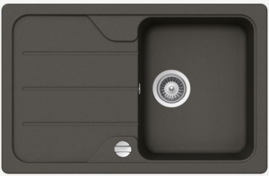 Schock Formhaus D-100 S A Einbau/Auflage, Asphalt