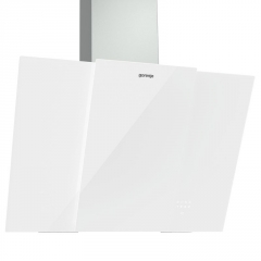 Gorenje DVG 8565 W, Kopffrei-Haube, Glas wei/Edelstahl, 80 cm, EEK: C, mit 5 Jahren Garantie!