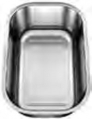 Blanco Resteschale Edelstahl, 235236