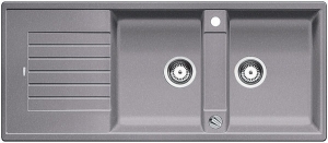 Blanco Zia 8 S Silgranit PuraDur 2, Farbe alumetallic, 515586