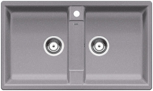 Blanco Zia 9 Silgranit PuraDur 2, Farbe alumetallic, 516677