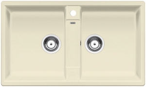 Blanco Zia 9 Silgranit PuraDur 2, Farbe jasmin, 516679