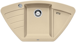 Blanco Zia 9 E Silgranit PuraDur 2, Farbe champagner, 514752