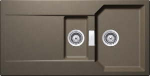 Schock Manhattan D-150 L A Einbau/Auflage, Alpaca