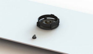 PITT by Reginox Air Professional Gas-Modul fr Erdgasbetrieb, 1 Messing-Brenner