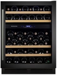 Dunavox Dunavox DX-53.130DBK/DP, Stand-Weinkhlschrank (Einbaufhig). Mit 5 Jahren Garantie!