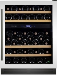 Dunavox Dunavox DX-53.130DWKK/DP, Stand-Weinkhlschrank (Einbaufhig). Mit 5 Jahren Garantie!