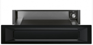 Smeg CPR915N Wrmeschublade, 15cm, Schwarz, Designlinie Victoria, mit 5 Jahren Garantie!