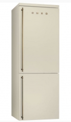 SMEG FA8003PO Khl-Gefrierkombination, Nostalgie Design, FULL NO FROST, Energieeffizienzklasse A+, mit 5 Jahren Garantie!