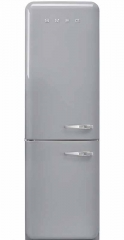 SMEG FAB32LSV3 Khl-Gefrier-Kombination, Polarsilber Metallic, Linksanschlag, Energieeffizienzklasse A+++, mit 5 Jahren Garantie!