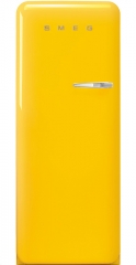 SMEG FAB28LYW3 Standkhlschrank, Gelb, Linksanschlag, Energieeffizienzklasse A+++, mit 5 Jahren Garantie!