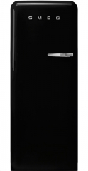 SMEG FAB28LBL3 Standkhlschrank, Schwarz, Linksanschlag, Energieeffizienzklasse A+++, mit 5 Jahren Garantie!