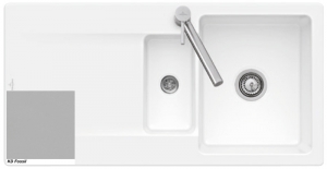 Villeroy & Boch Siluet 60 flat, Farbe KD Fossil, Classicline