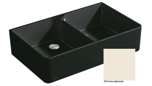 Villeroy & Boch Splstein 90 X Doppelbecken, Farbe KR Crema, Classicline