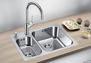 Blanco Supra 340/180-IF/A Edelstahl Brstfinish, 523367