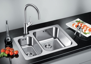 Blanco Supra 340/180-IF Edelstahl Brstfinish, 523366