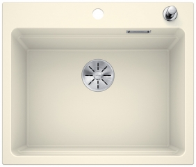 Blanco Etagon 6 Etagenbecken, Silgranit PuraDur 2, Farbe jasmin, InFino Ablauf, 524534