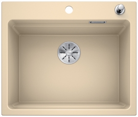 Blanco Etagon 6 Etagenbecken, Silgranit PuraDur 2, Farbe champagner, InFino Ablauf, 524535