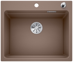 Blanco Etagon 6 Etagenbecken, Silgranit PuraDur 2, Farbe muskat, InFino Ablauf, 524537