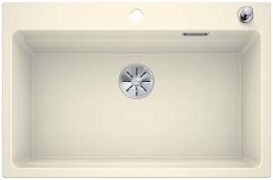 Blanco Etagon 8 Etagenbecken, Silgranit PuraDur 2, Farbe jasmin, InFino Ablauf, 525182