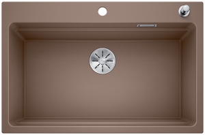 Blanco Etagon 8 Etagenbecken, Silgranit PuraDur 2, Farbe muskat, InFino Ablauf, 525185