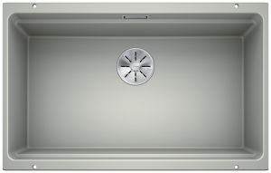 Blanco Etagon 700-U Silgranit PuraDur, Farbe perlgrau, InFino Ablauf, 525170