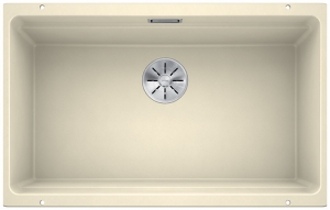 Blanco Etagon 700-U Silgranit PuraDur, Farbe jasmin, InFino Ablauf, 525172