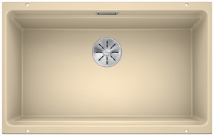Blanco Etagon 700-U Silgranit PuraDur, Farbe champagner, InFino Ablauf, 525173