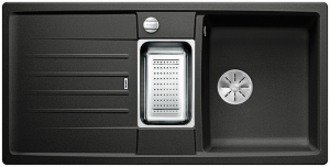 Blanco Lexa 6 S Silgranit PuraDur 2, Farbe anthrazit, InFino Ablauf, 524930