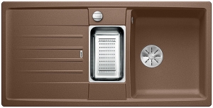 Blanco Lexa 6 S Silgranit PuraDur 2, Farbe muskat, InFino Ablauf, 524938