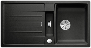 Blanco Lexa 5 S Silgranit PuraDur 2, Farbe anthrazit, InFino Ablauf, 524920