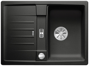 Blanco Lexa 40 S Silgranit PuraDur 2, Farbe anthrazit, InFino Ablauf, 524880