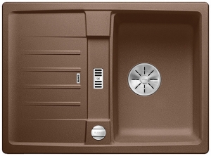 Blanco Lexa 40 S Silgranit PuraDur 2, Farbe muskat, InFino Ablauf, 524888