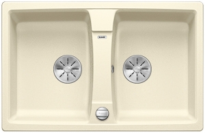 Blanco Lexa 8 Silgranit PuraDur 2, Farbe jasmin, InFino Ablauf, 524955