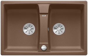 Blanco Lexa 8 Silgranit PuraDur 2, Farbe muskat, InFino Ablauf, 524958