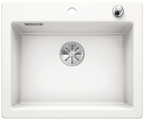 Blanco Palona 6 Keramik PuraPlus, Farbe kristallweiss gl�nzend, InFino Ablauf, 524731