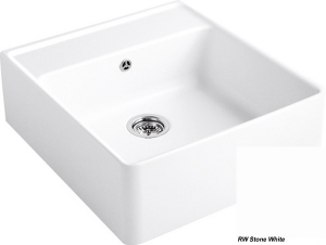 Villeroy & Boch Splstein Einzelbecken, Farbe RW Stone White, Classicline