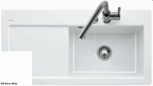 Villeroy & Boch Subway 60 XL Flat, Farbe RW Stone White, Classicline, Becken rechts oder Becken links