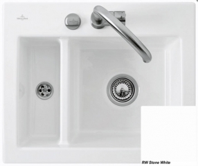 Villeroy & Boch Subway 60 XM flat, Farbe RW Stone White, Classicline