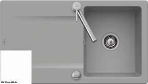 Villeroy & Boch Siluet 50 flat, Farbe RW Stone White, Classicline